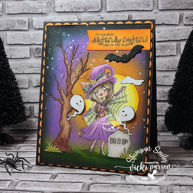 A Frightfully Delightful Halloween Card