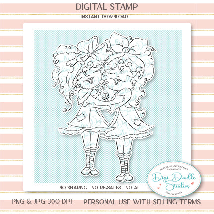 Anaya & Shanaya Digi Stamp