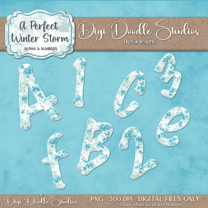 A Perfect Storm Alpha & Numerical Digital Collection