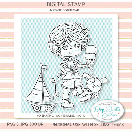 Adrian and Cruz Digi Stamp