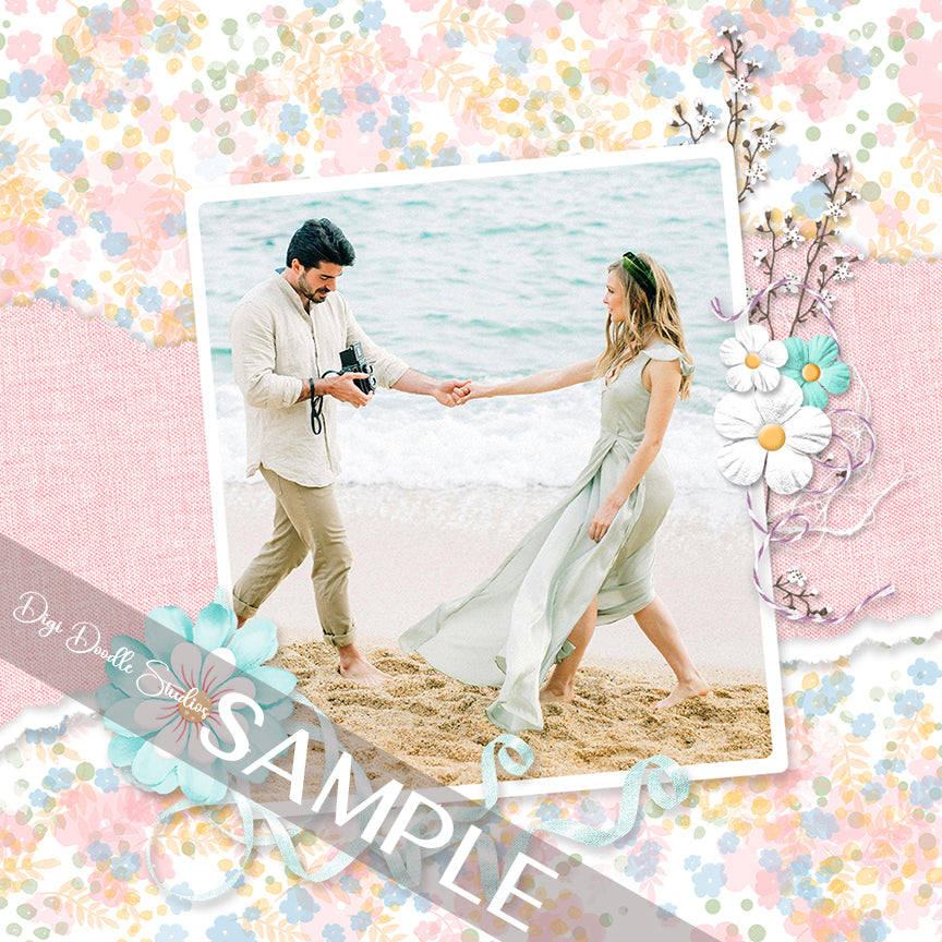 Beauty In Bloom Digital Scrapbook Embellishment Collection