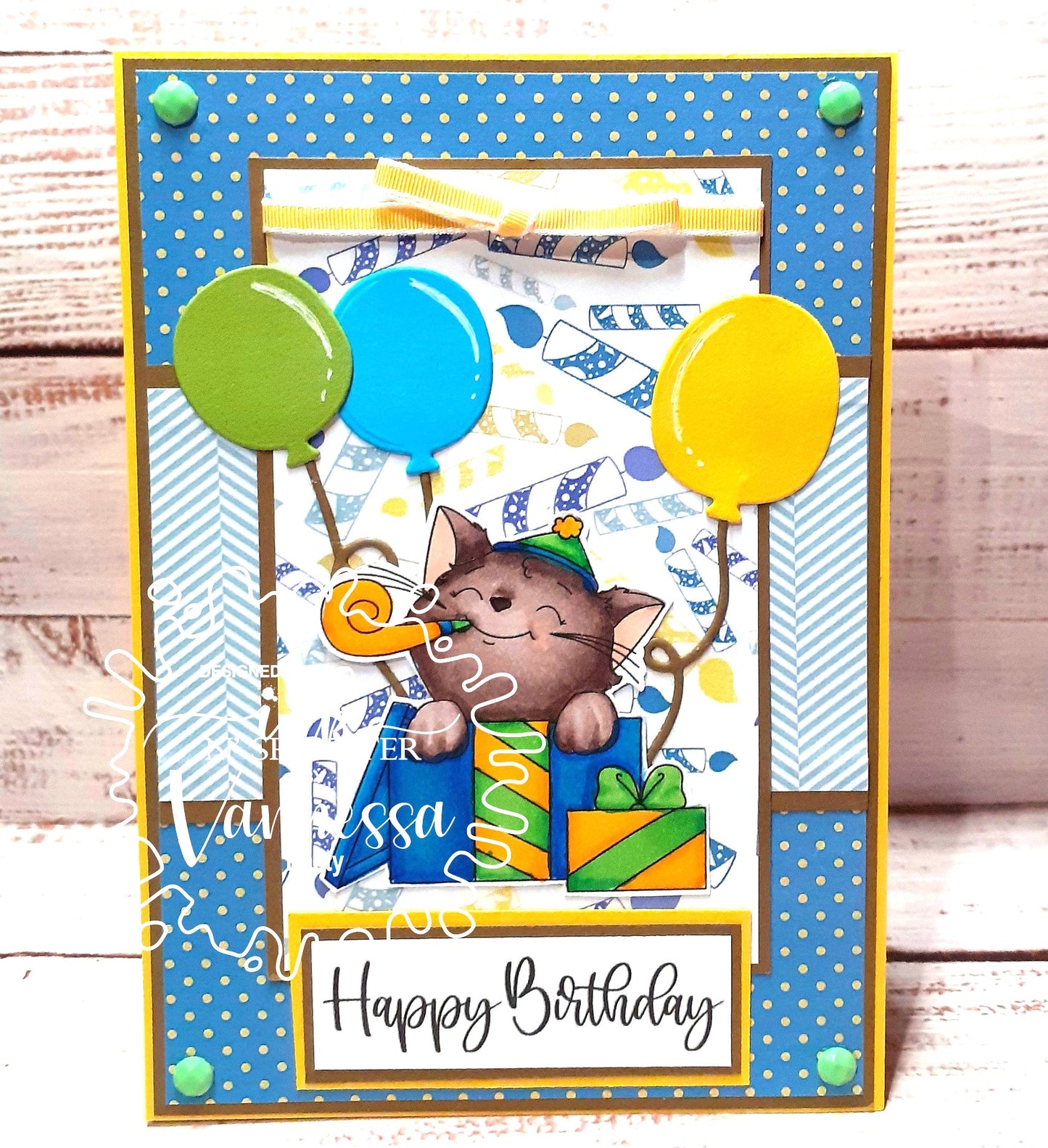 Sweet Blue Celebrations 6x6 Pattern Paper