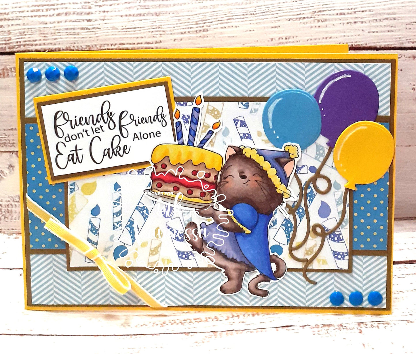 Sweet Blue Celebrations 6x6 Pattern Paper