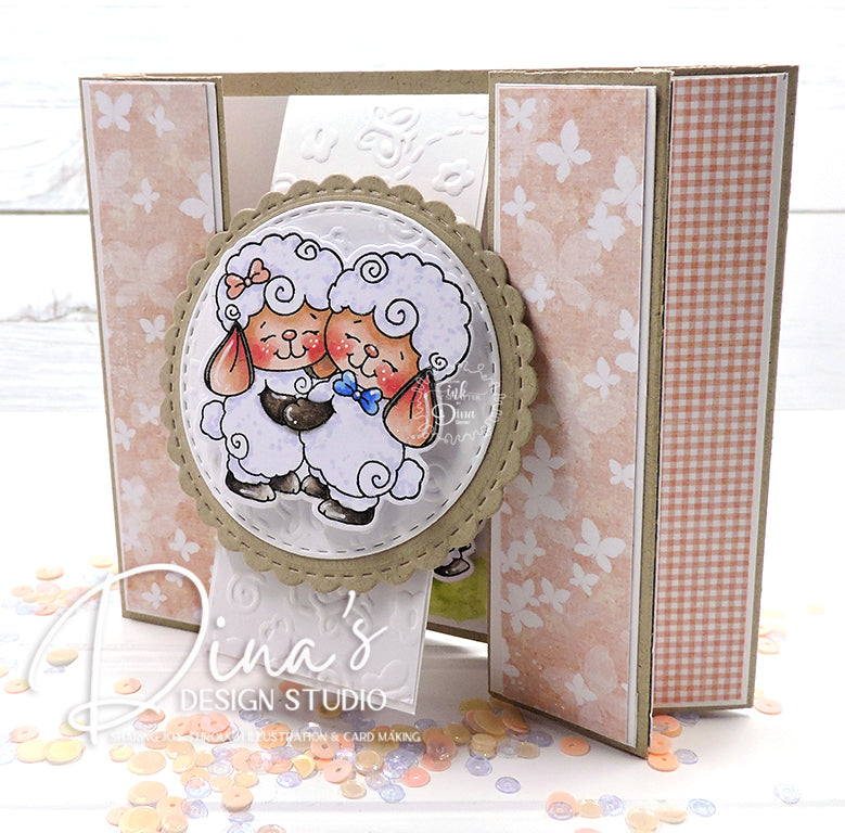 Wooly Lambs Pairables Stamp Set