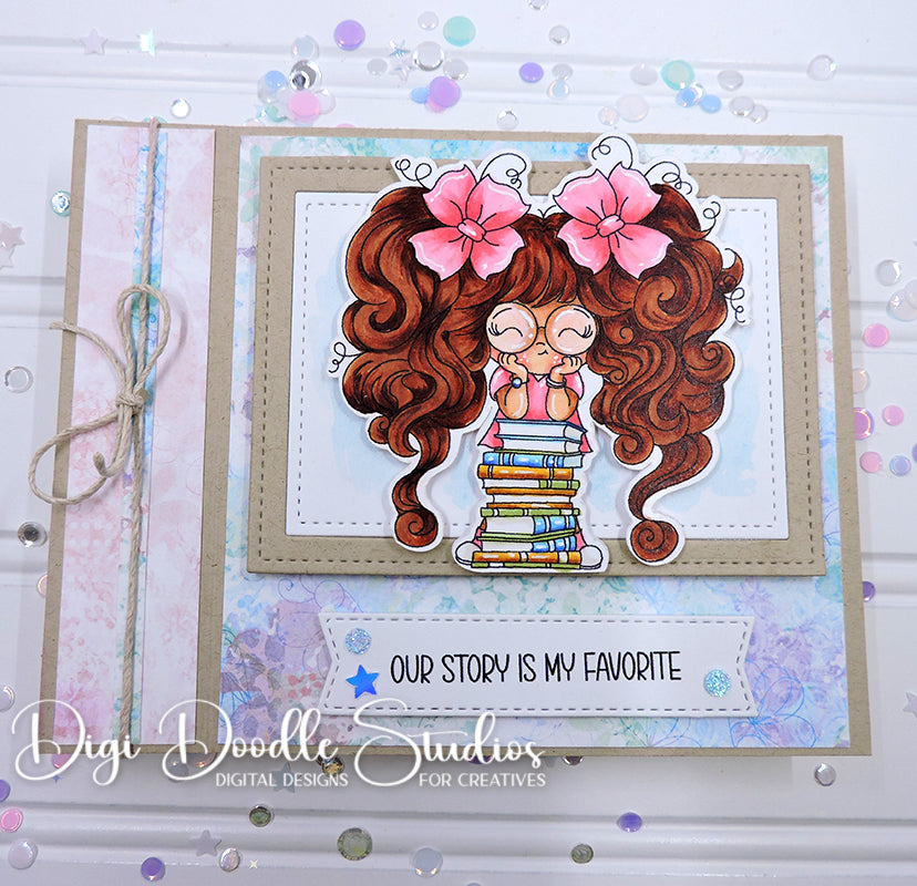 Reyna's Books Digi Stamp