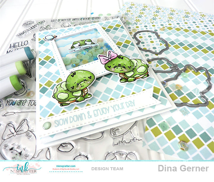 Pond Life Pairables Stamp Set