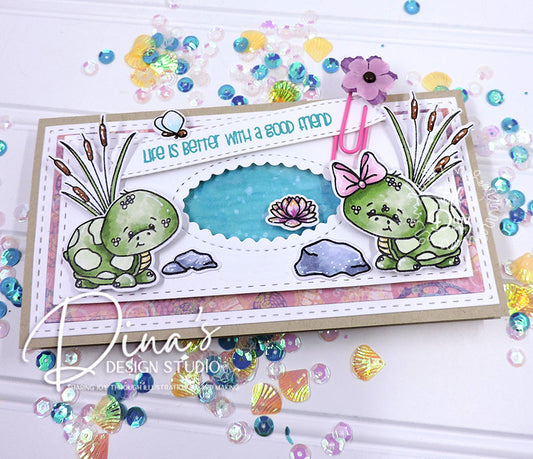 Pond Life Pairables Stamp Set