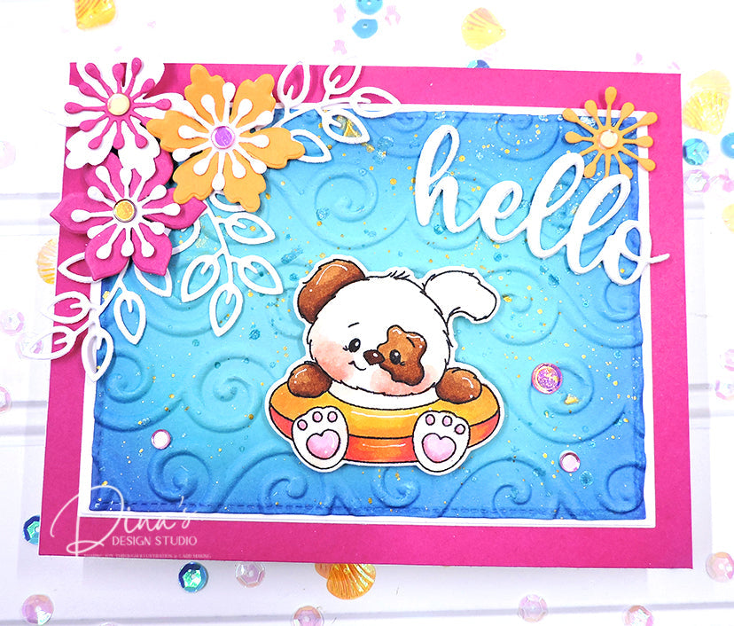 Sporty Summer Pups Stamp Set