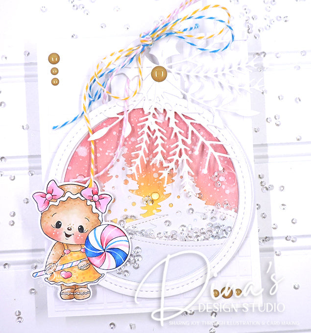 Gingerbread Kids Stamp Set