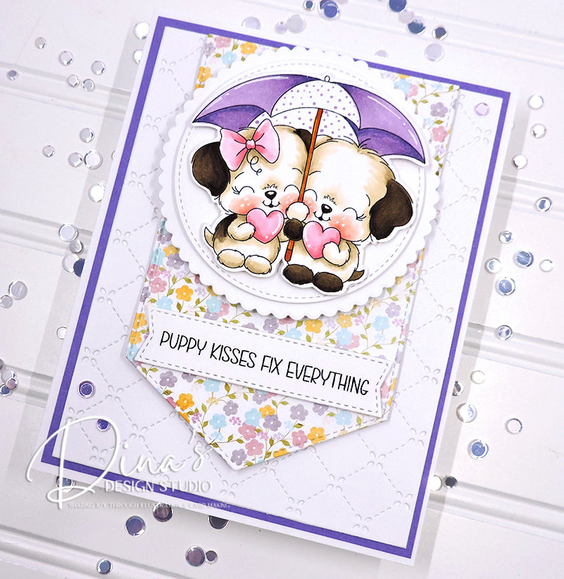 Choochie & Pebbles Pups Digi Stamp