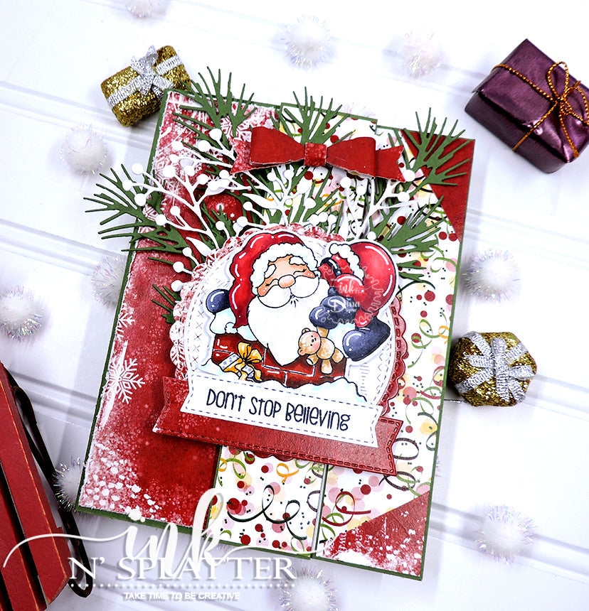 Jolly Santas Stamp Set