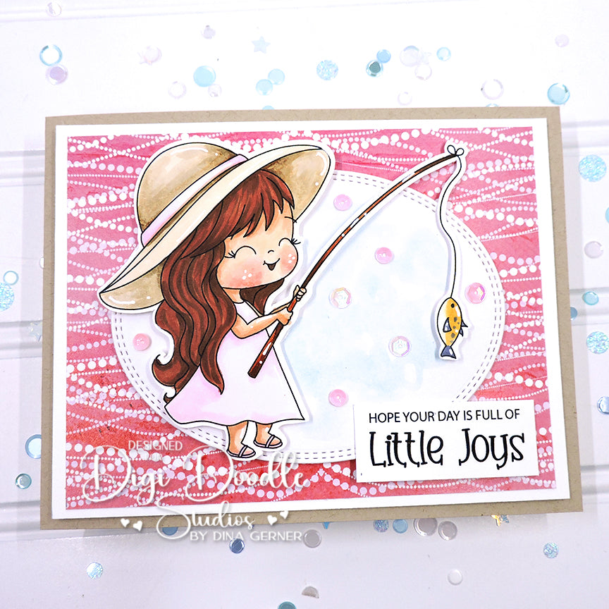 Ellie Brook Fishergirl Digi Stamp
