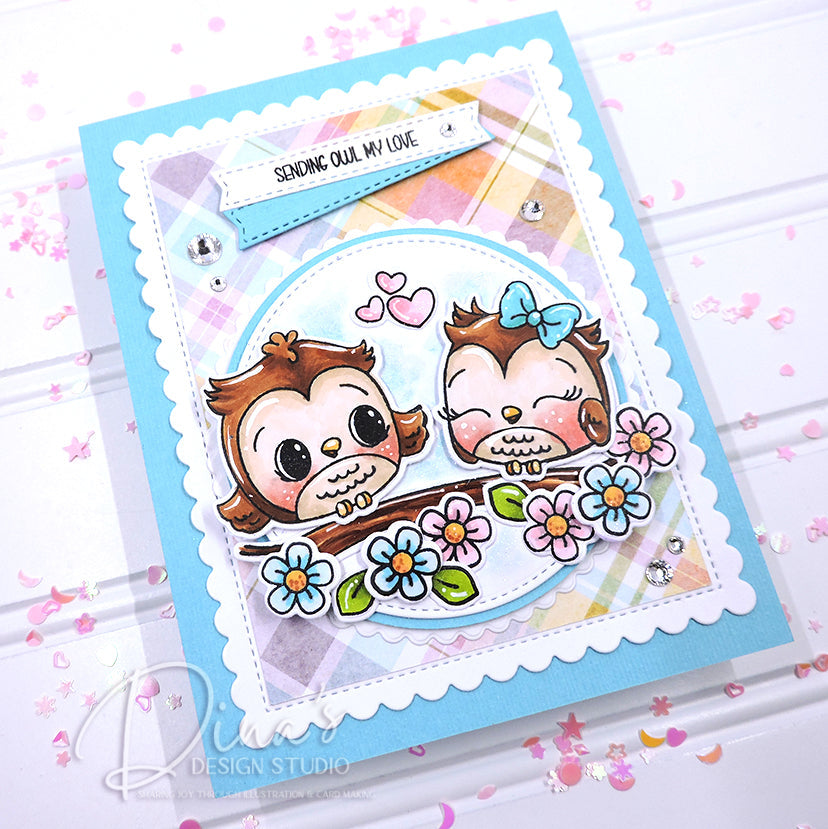 Owl-Some Owls Stamp Set