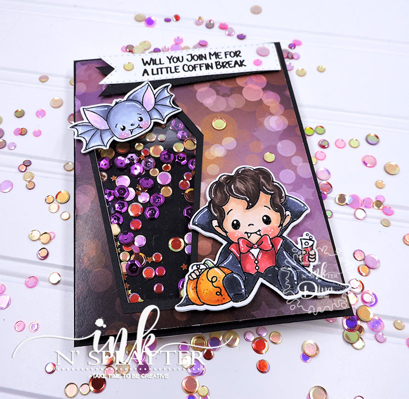 Little Boy Boos Halloween Stamp Set