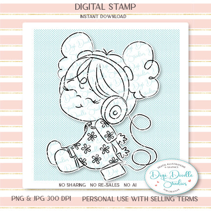 Chanille Digi Stamp