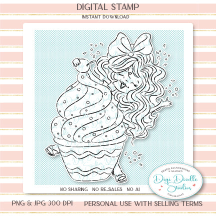 Cherry On Top Digi Stamp