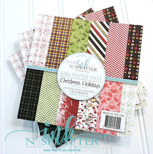 Christmas Holidays 6x6 Pattern Paper Pad