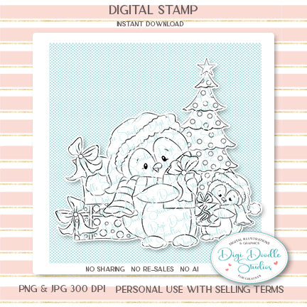 Christmas Chilly Willies Digi Stamps