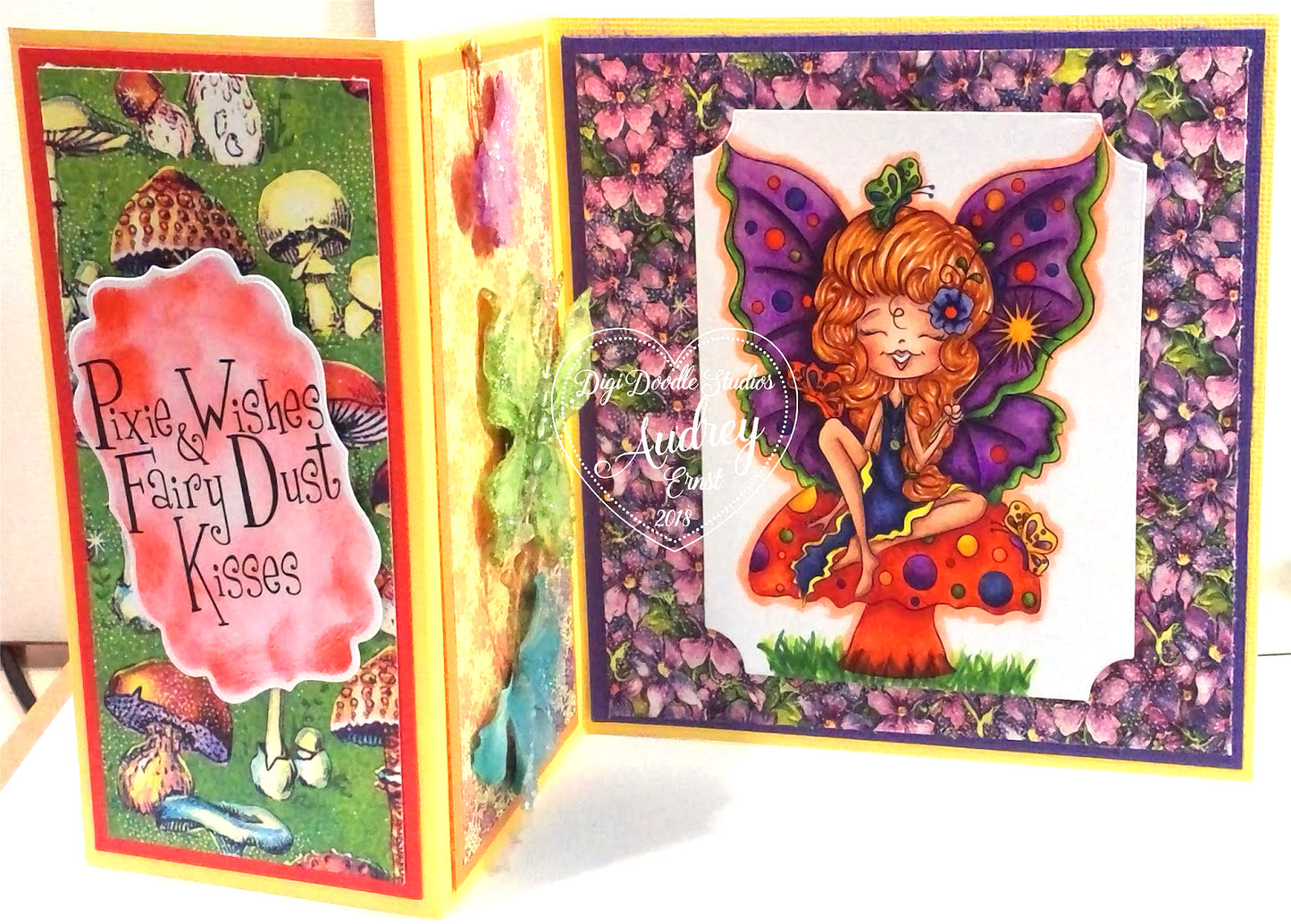 Cricket Willow Grace Fairy Digi Stamp