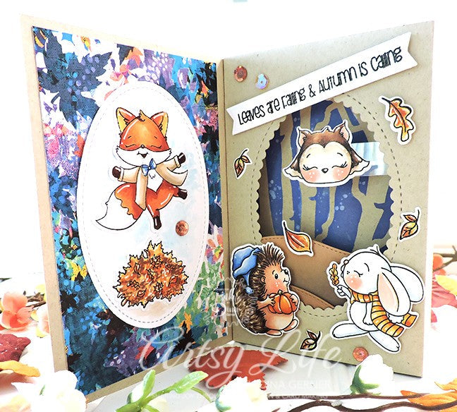Happy Fall Foxes Stamp Set