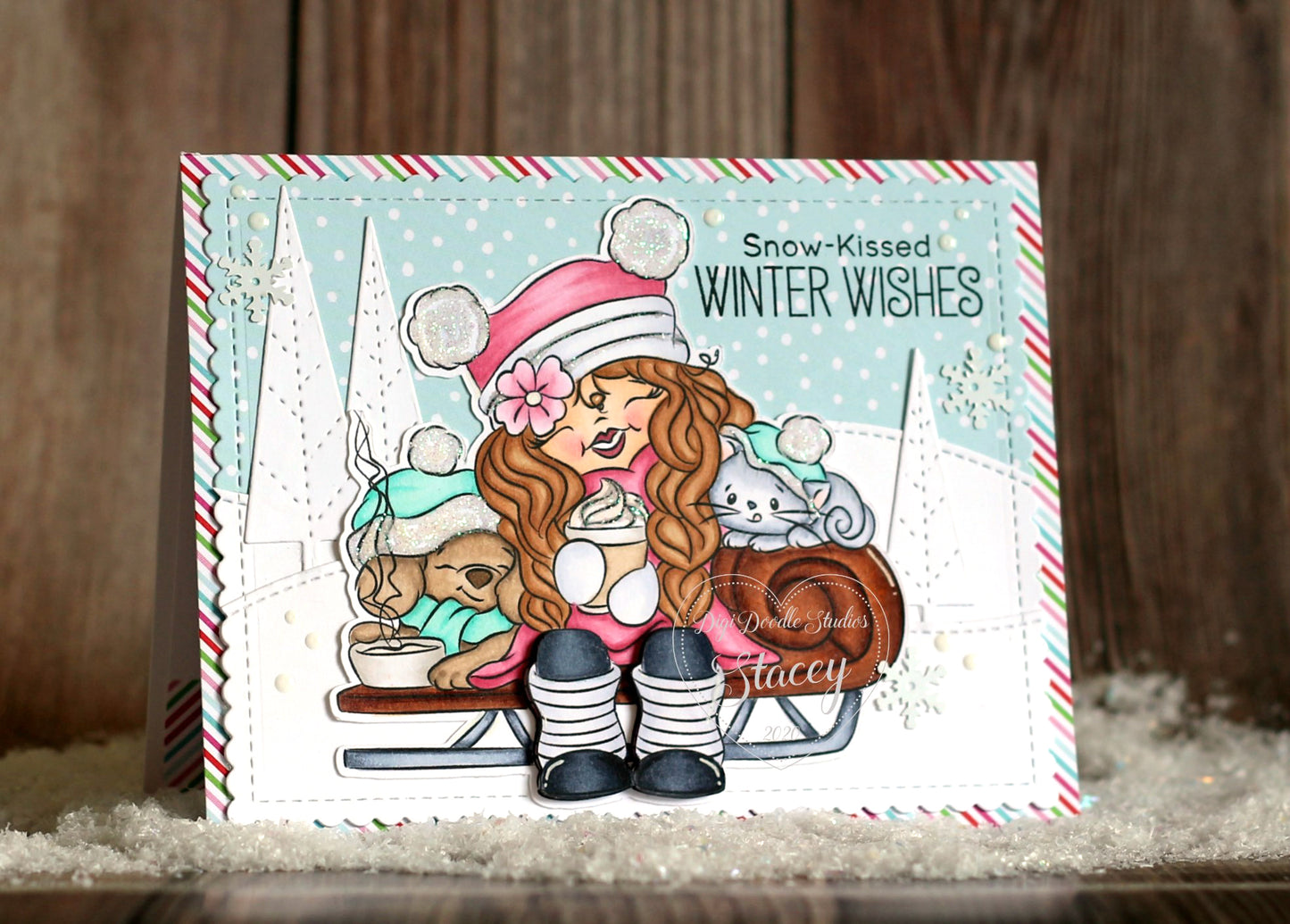 Crystal Snow Digi Stamp