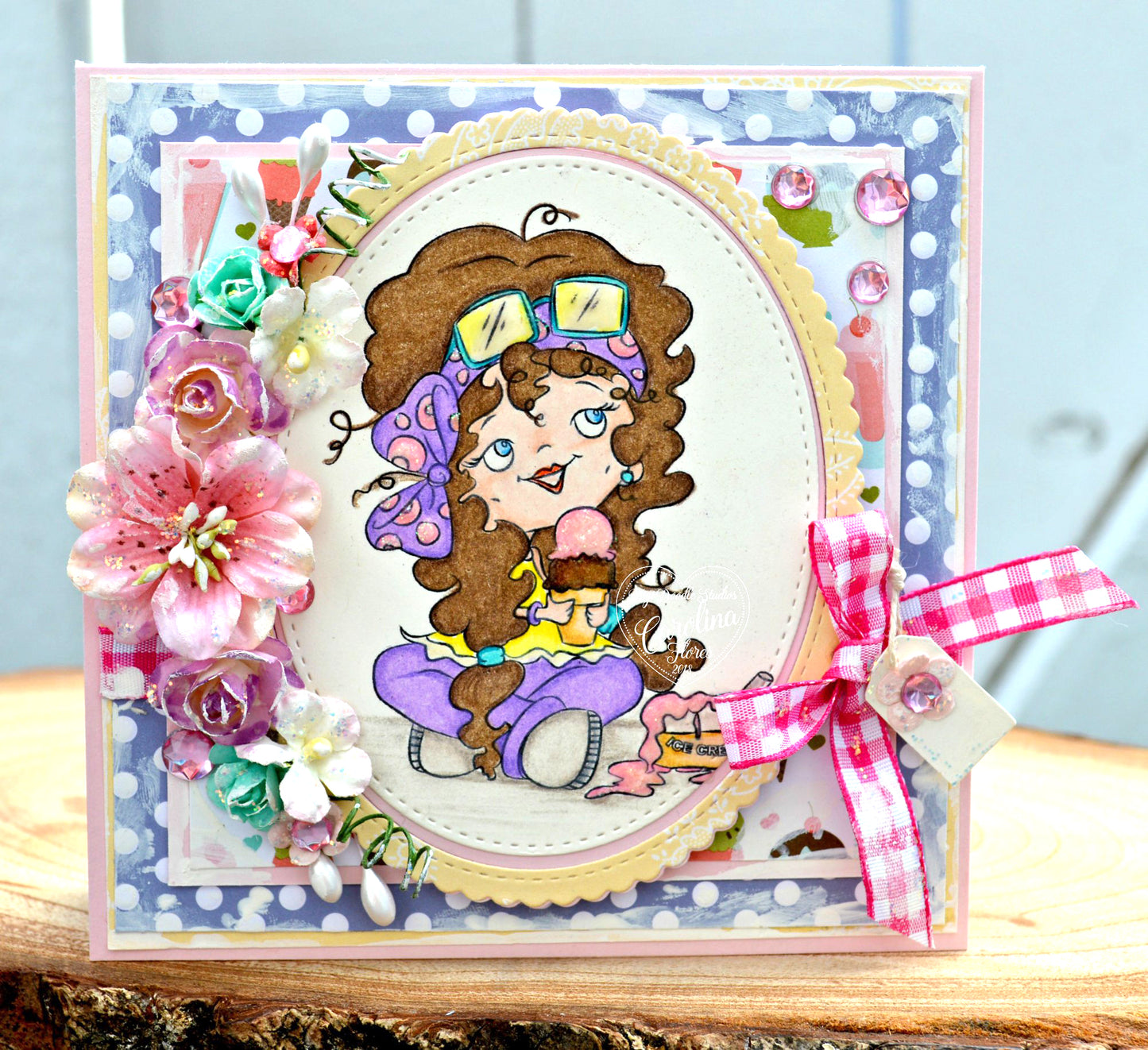 Dottie Two Scoops Digi Stamp