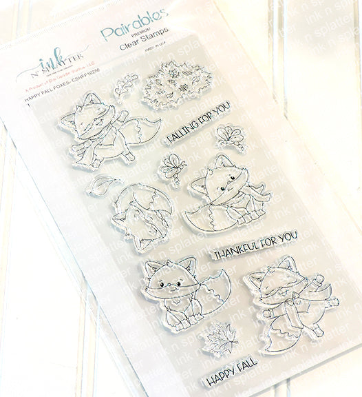 Happy Fall Foxes Stamp Set