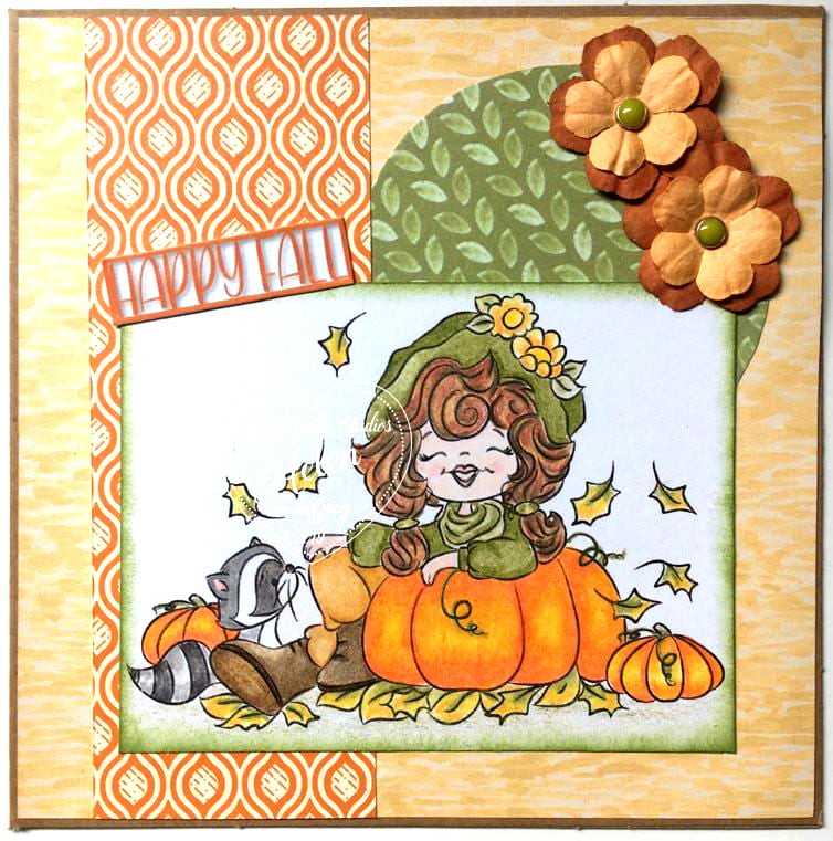 Hello Fall Digi Stamp