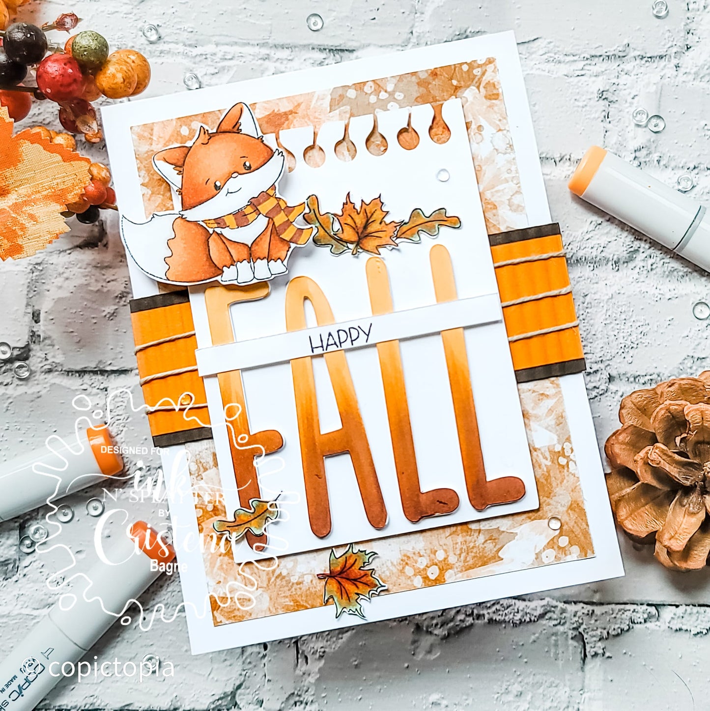 Happy Fall Foxes Stamp Set
