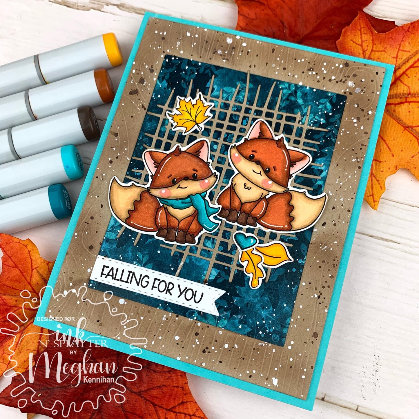 Happy Fall Foxes Stamp Set