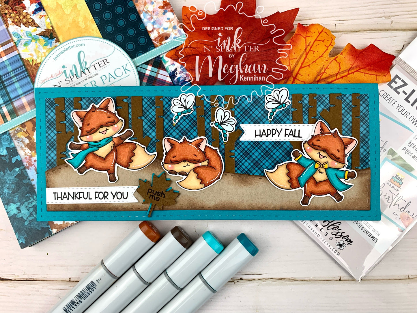 Happy Fall Foxes Stamp Set