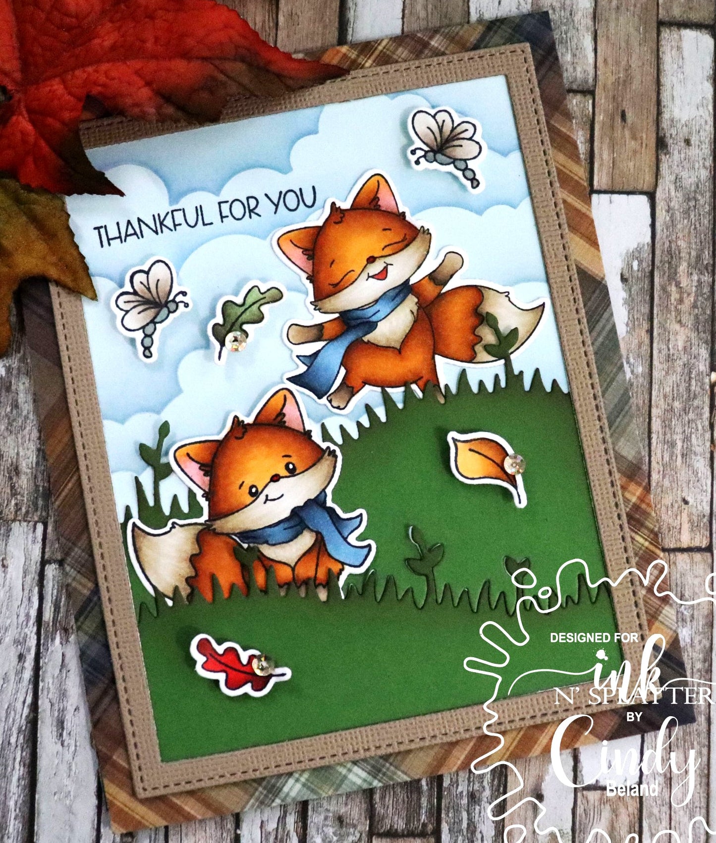 Happy Fall Foxes Stamp Set