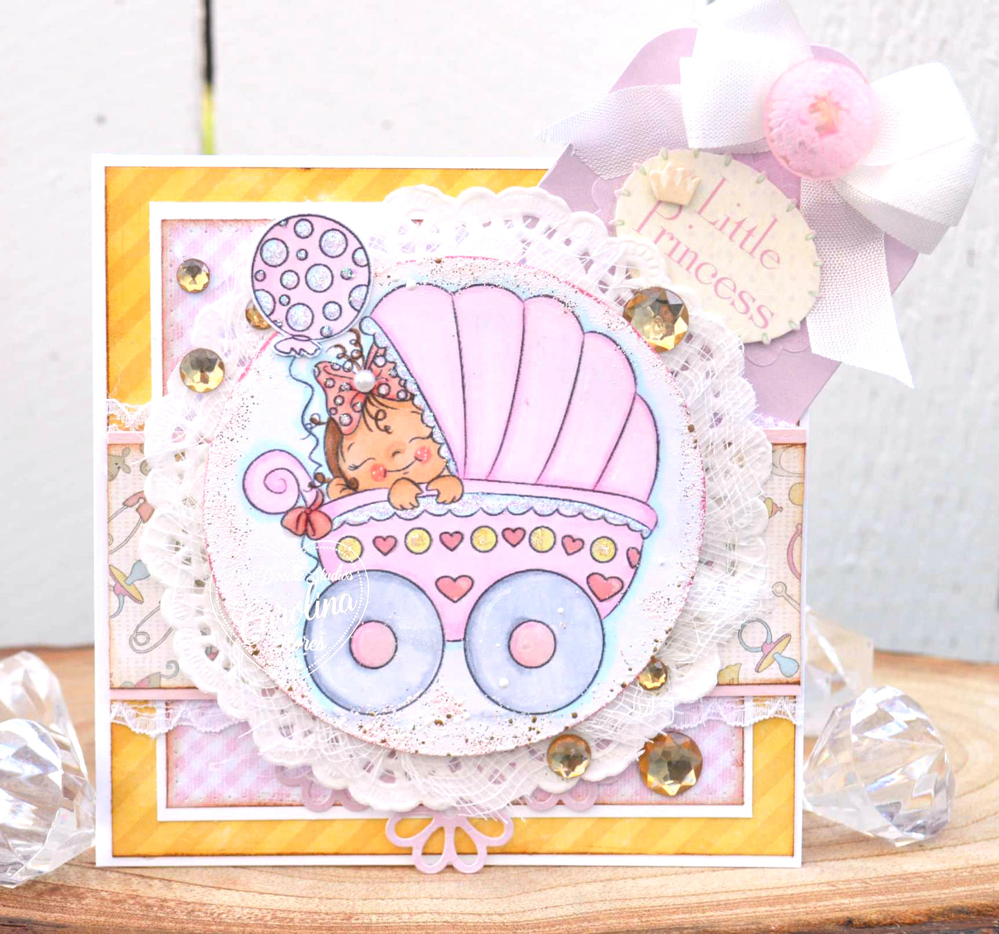 Little Gabby Stroll Digi Stamp