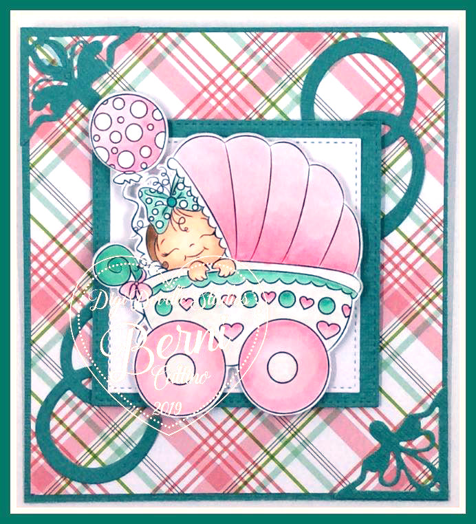 Little Gabby Stroll Digi Stamp