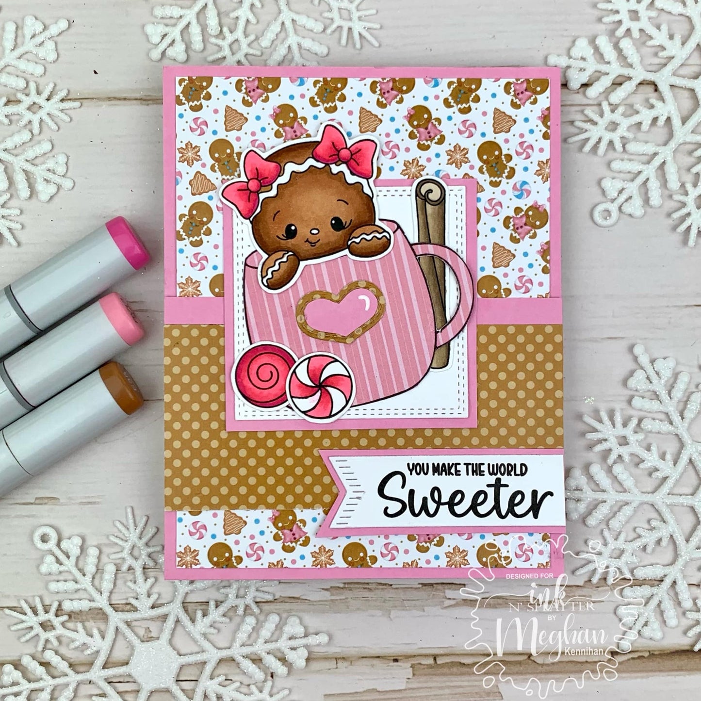 Gingerbread Mug Love Stamp Set