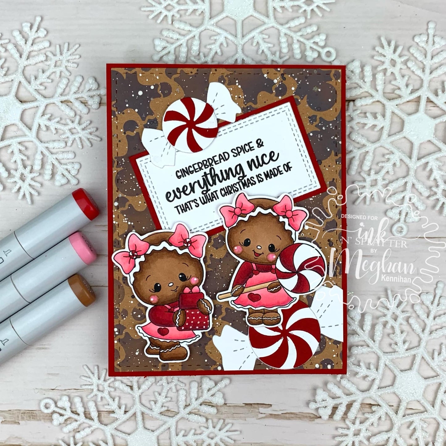 Gingerbread Kids Stamp Set