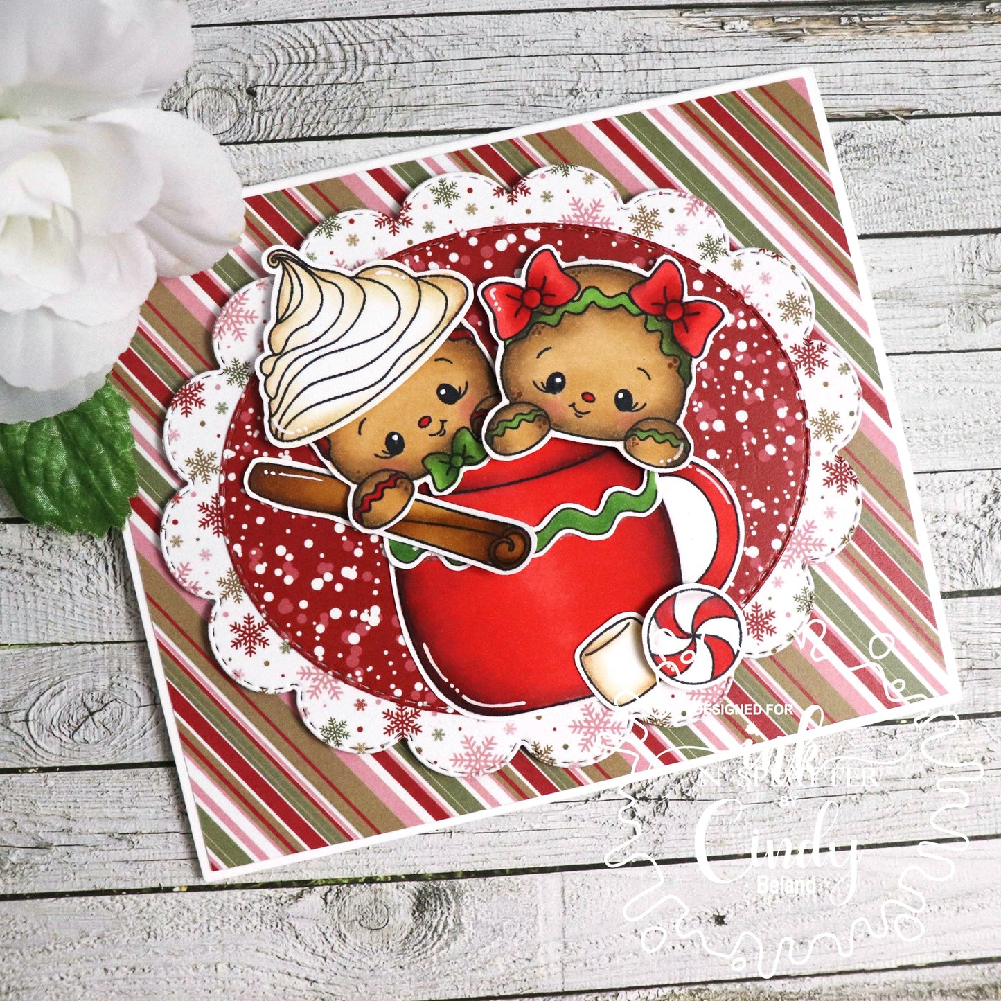 Gingerbread Mug Love Stamp Set