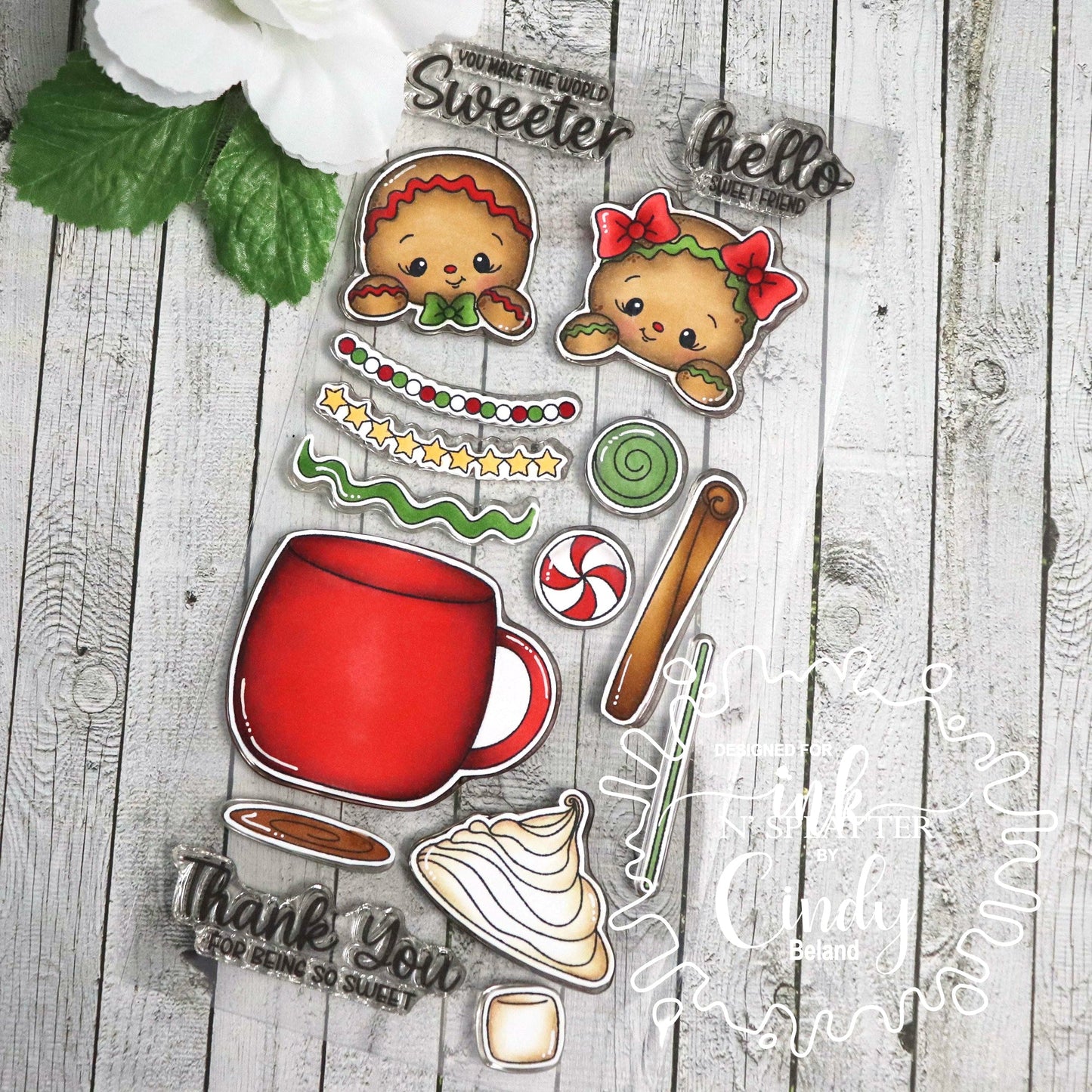 Gingerbread Mug Love Stamp Set