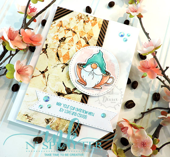 Gnome-A-Latte Stamp Set