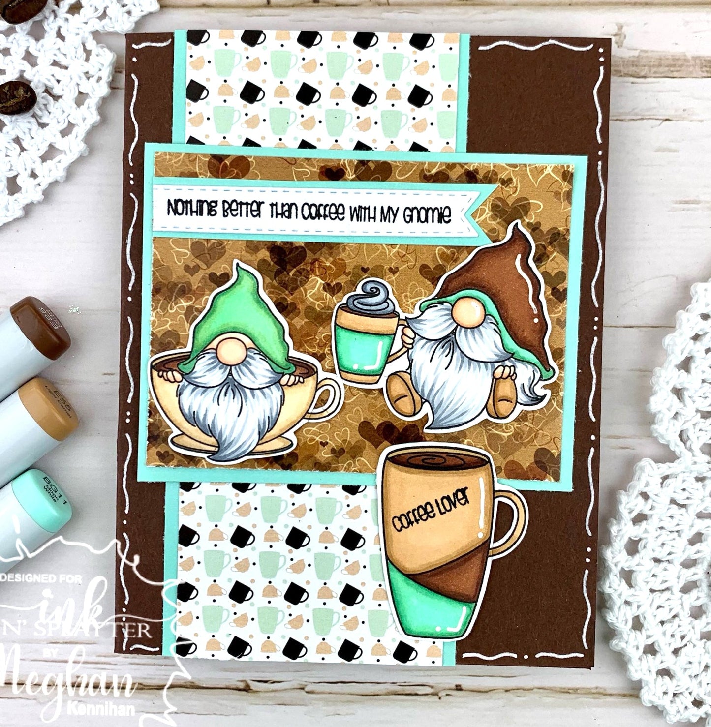 Gnome-A-Latte Stamp Set
