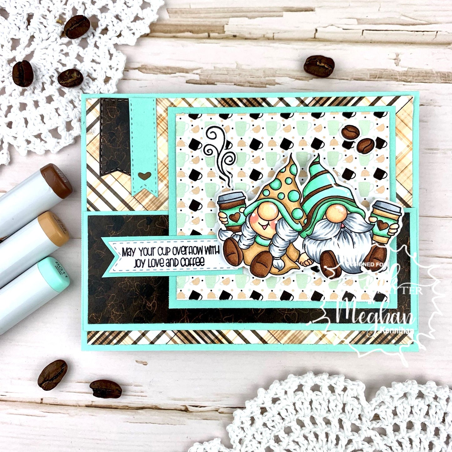 Gnome-A-Latte Stamp Set