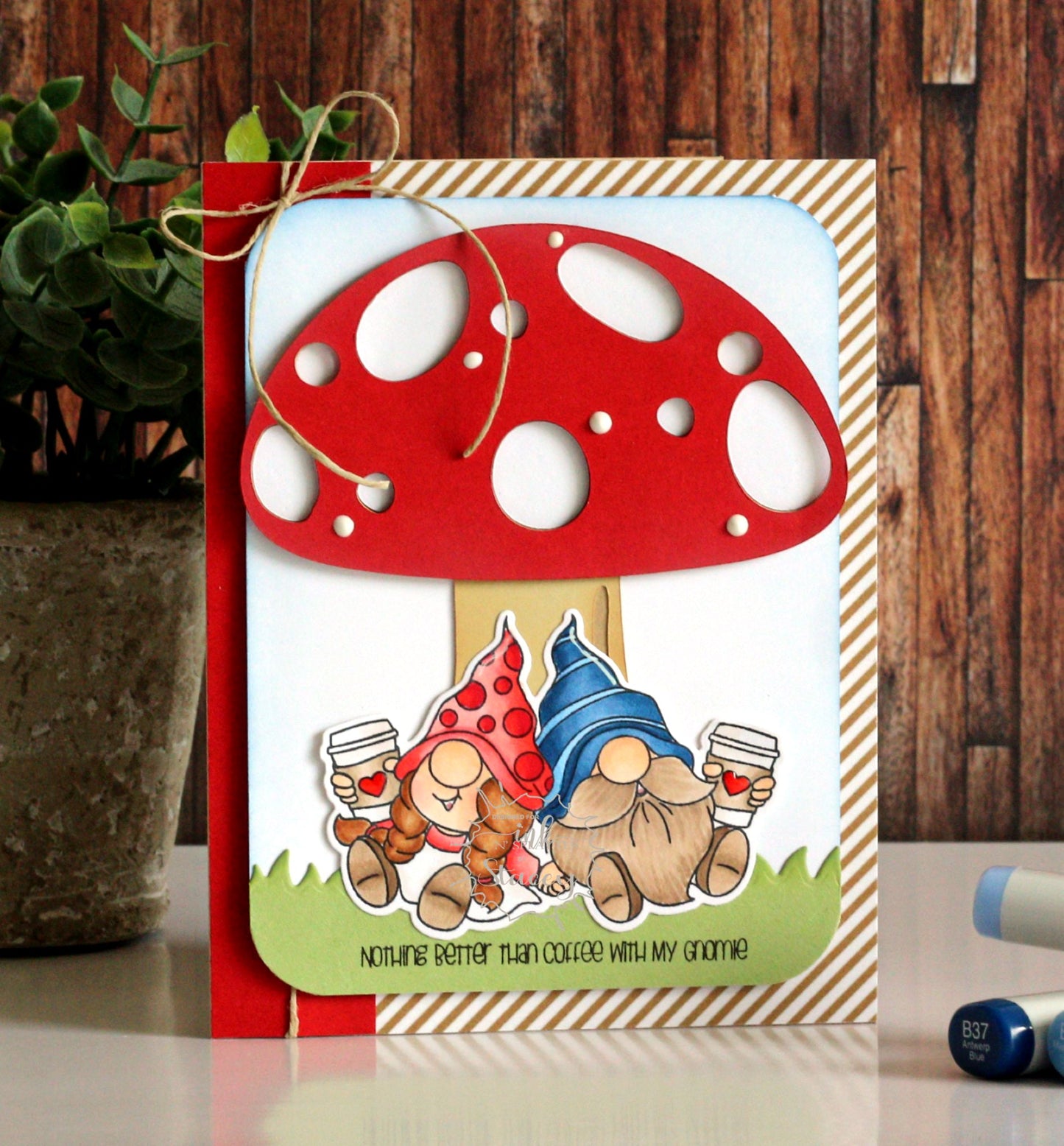 Gnome-A-Latte Stamp Set