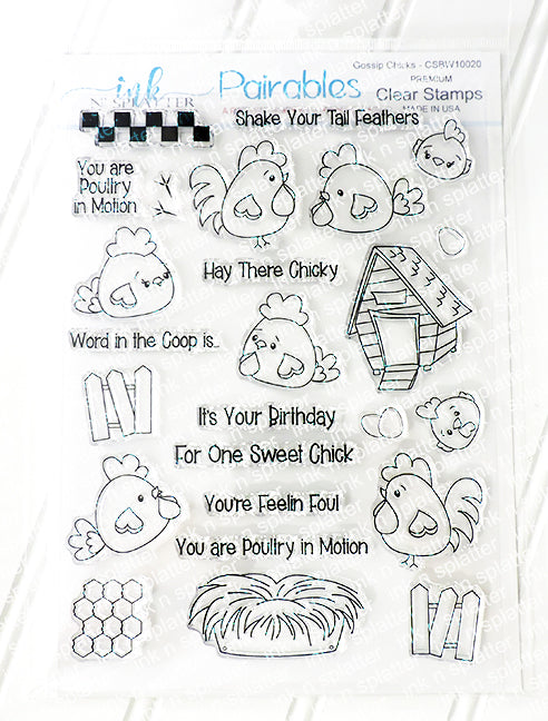 Gossip Chicks Stamp Set