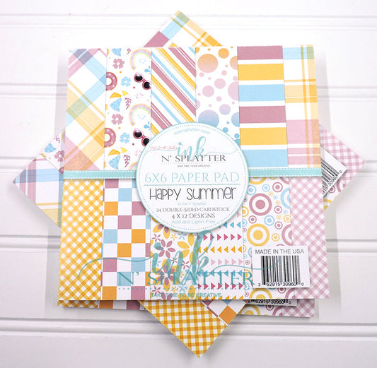 Happy Summer 6x6 Paper Pad