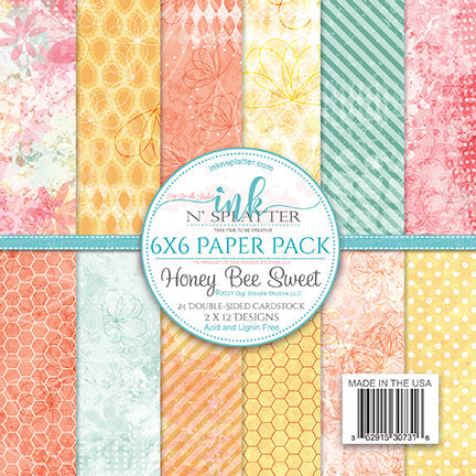 Honey Bee Sweet 6x6 Paper Pack
