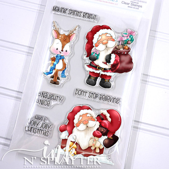 Jolly Santas Stamp Set