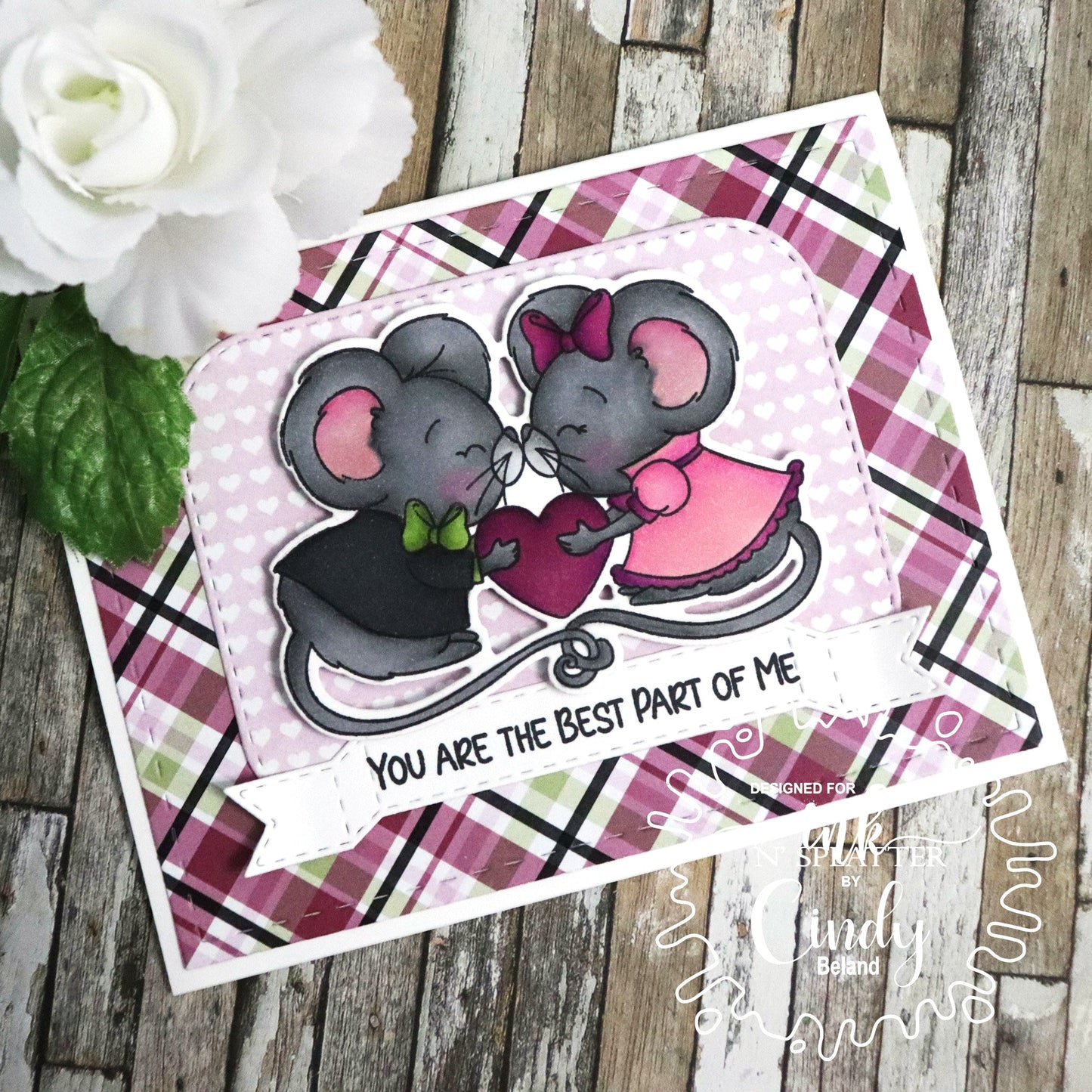 Kissing Mice Stamp Set