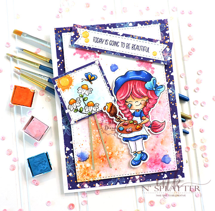 Little Artist Kiki Stamp Set