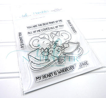 Kissing Mice Stamp Set