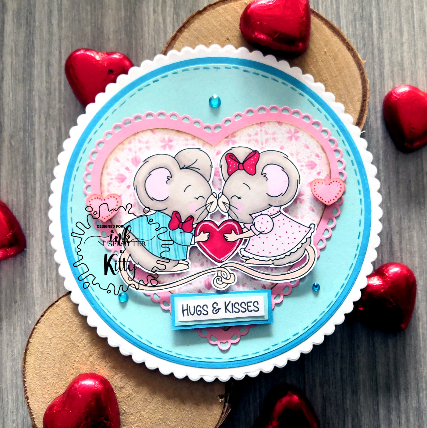 Kissing Mice Stamp Set